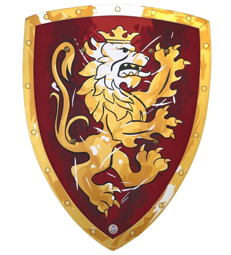 Liontouch Kostüm - Noble Knight Schild - Rot - Liontouch - One Size - Kostüme von Liontouch