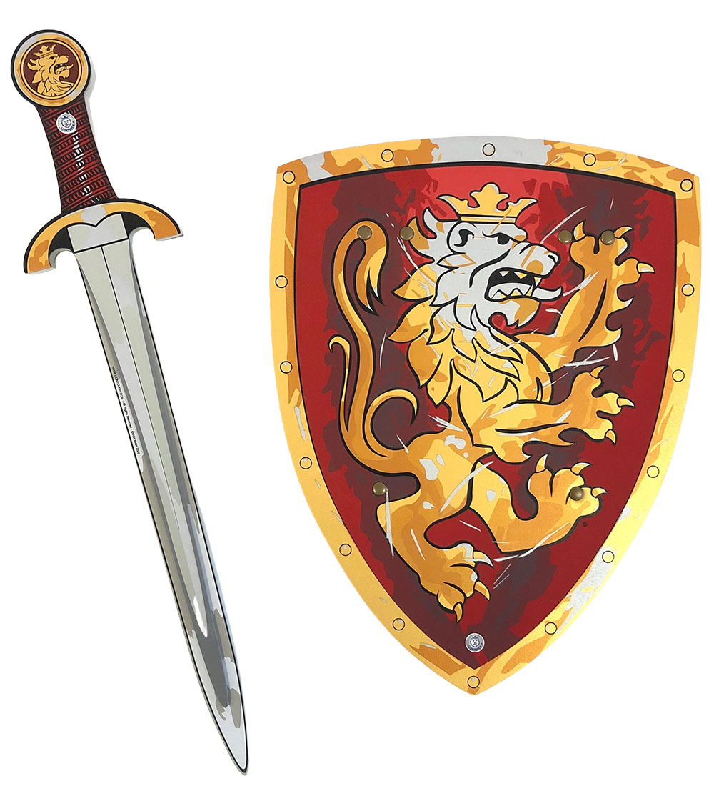 Liontouch Kostüm - Noble Knight-Set - Schwert & Schild - Rot - Liontouch - One Size - Kostüme Liontouch Kostüm - Noble Knight-Set - Schwert & Schild - Rot - Liontouch - One Size - Kostüme von Liontouch