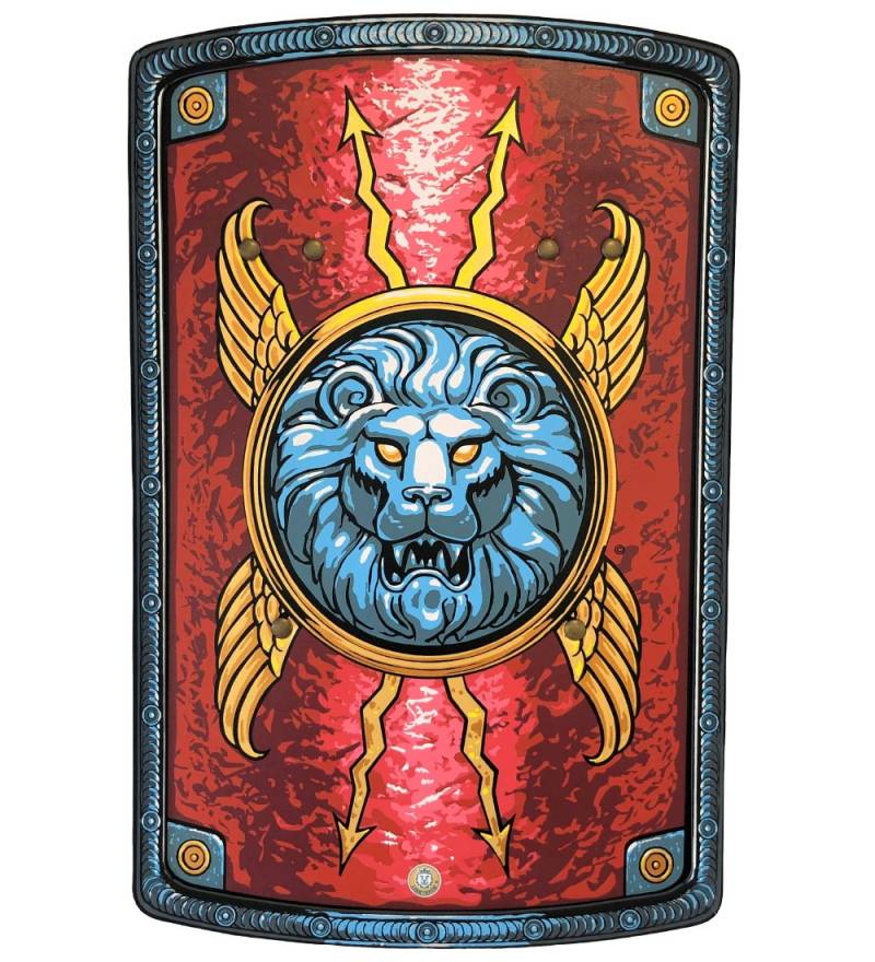Liontouch Kostüm - Roman Schild - Rot - Liontouch - One Size - Kostüme von Liontouch