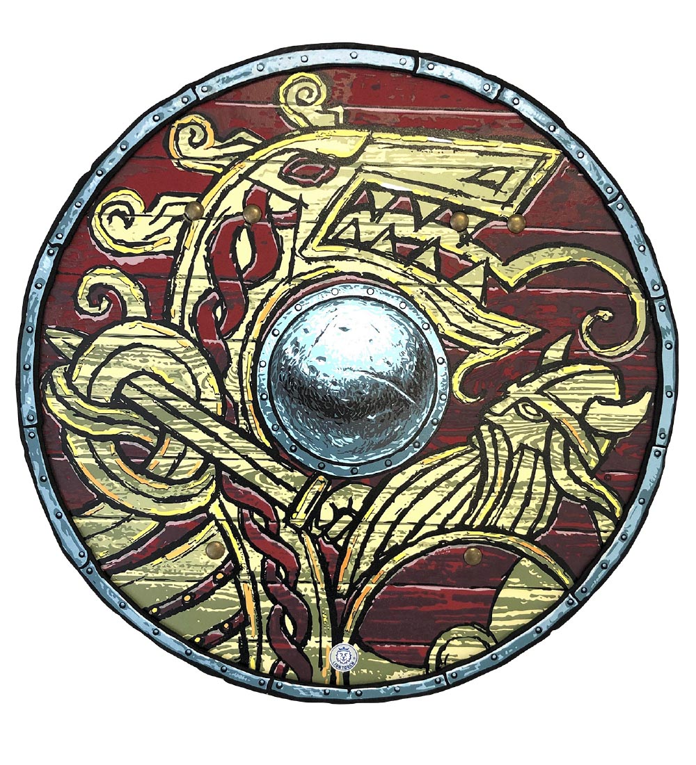 Liontouch Kostüm - Wikingerschild - Rot - Liontouch - One Size - Kostüme Liontouch Kostüm - Wikingerschild - Rot - Liontouch - One Size - Kostüme von Liontouch