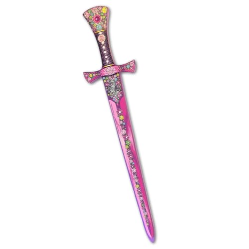 Liontouch - Kristallprinzessin Schwert für Mädchen - Für Kinder von 3-8 Jahren | Schaumstoffspielzeug mit pink-silbernem Löwinnen-Design | Sicheres Zubehör für Verkleidung & Prinzessinnenkostüme von Liontouch