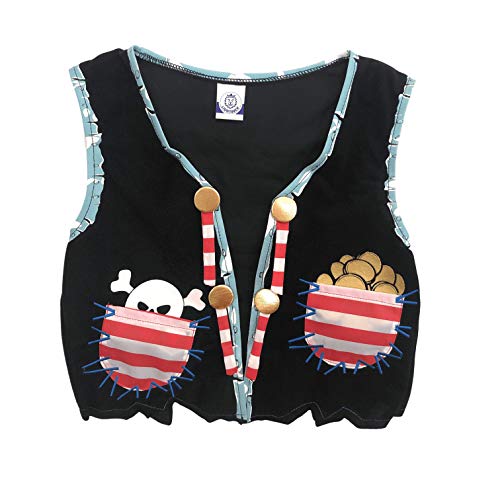 Liontouch - Piratenweste - Kapitän Rotstreifen | Für Kinder von 3-8 Jahren – Einheitsgröße | Spielweste mit Totenkopf-Motiv | Perfektes Accessoire für Verkleidung, Kostüme & Piratenabenteuer Liontouch - Piratenweste - Kapitän Rotstreifen | Für Kinder von 3-8 Jahren – Einheitsgröße | Spielweste mit Totenkopf-Motiv | Perfektes Accessoire für Verkleidung, Kostüme & Piratenabenteuer von Liontouch