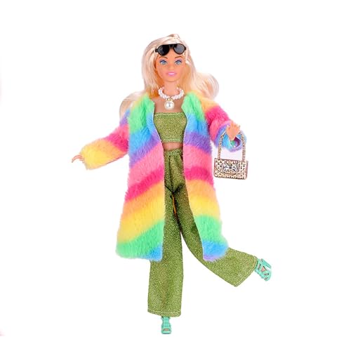 Liooce Prinzessin Rapunzel Puppe, Lange Haare für Friseur, Geschenke (Modern) von Liooce