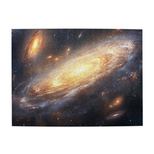 Liorosa Puzzle mit 500 Teilen der Milchstraße, schöne und realistische kosmische Illustrationen, lebendig und einzigartig, praktische Montage Ihrer Heimdekor-Wandkunst, anspruchsvolle Gehirnübungen von Liorosa