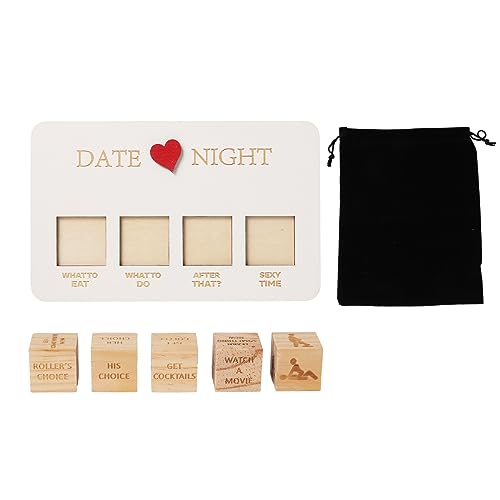 Date Night Würfel für Paare, tragbares Würfel-Set aus Holz für Valentinstag, Date, Nacht, lustige Date-Nacht-Würfel mit Date-Nacht-Ideen, für Paare, Freund, Freundin, Ehemann, Ehefrau Date Night Würfel für Paare, tragbares Würfel-Set aus Holz für Valentinstag, Date, Nacht, lustige Date-Nacht-Würfel mit Date-Nacht-Ideen, für Paare, Freund, Freundin, Ehemann, Ehefrau von Lipwort