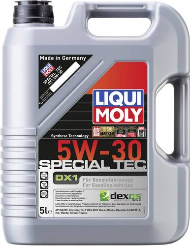 Liqui Moly SPECIAL TEC DX1 5W-30 3766 Leichtlaufmotoröl 5l von Liqui Moly