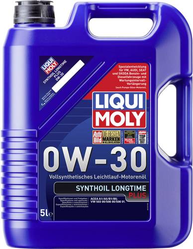 Liqui Moly Synthoil Longtime Plus 0W-30 1151 Leichtlaufmotoröl 5l von Liqui Moly