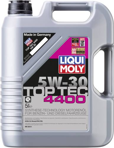 Liqui Moly TOP TEC 4400 5W-30 3751 Leichtlaufmotoröl 5l von Liqui Moly