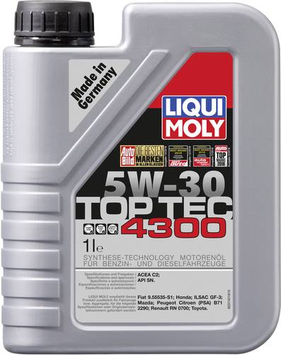 Liqui Moly Top Tec 4300 5W-30 3740 Leichtlaufmotoröl 1l von Liqui Moly