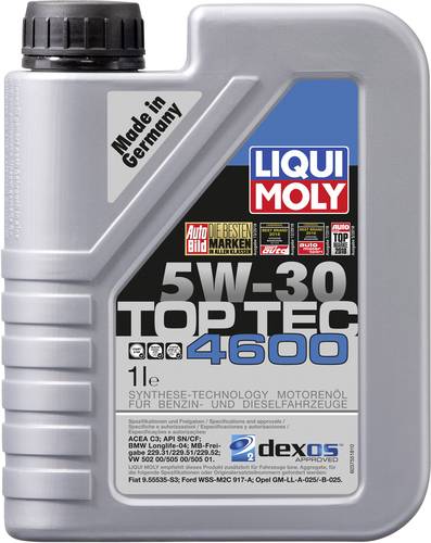 Liqui Moly Top Tec 4600 5W-30 3755 Leichtlaufmotoröl 1l von Liqui Moly