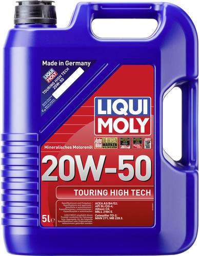 Liqui Moly Touring High Tech 20W-50 1255 Motoröl 5l von Liqui Moly