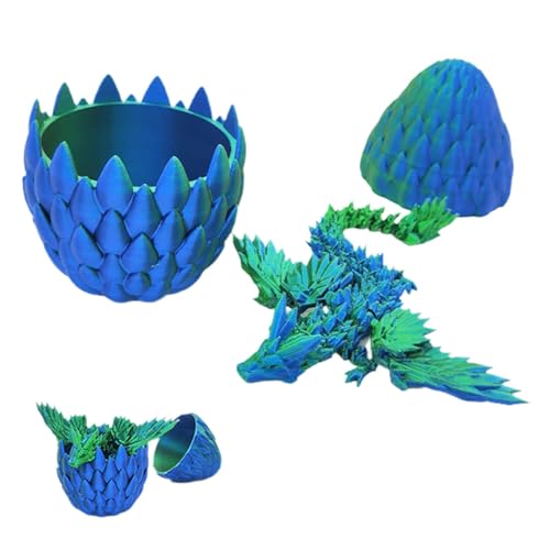 3D Dragon Egg – Drachenleiter- , handgefertigt, realistische Fantasy-Skulptur | 3D-Drache Egg mit Drache im Inneren, Fantasy Nest Decoration, Fantasy Desk Decor Figuren 3D Dragon Egg – Drachenleiter- , handgefertigt, realistische Fantasy-Skulptur | 3D-Drache Egg mit Drache im Inneren, Fantasy Nest Decoration, Fantasy Desk Decor Figuren von Liqzirtu