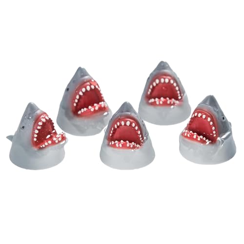 Animal Finger Doll - Hai Storytelling Toys, lustiges Rollenspiel Set | Interaktive Theaterbühnenaufführung Accessoires, kreative und einfallsreiche Spielwerkzeuge für Kleinkinder, Kinder, Party, Klass von Liqzirtu