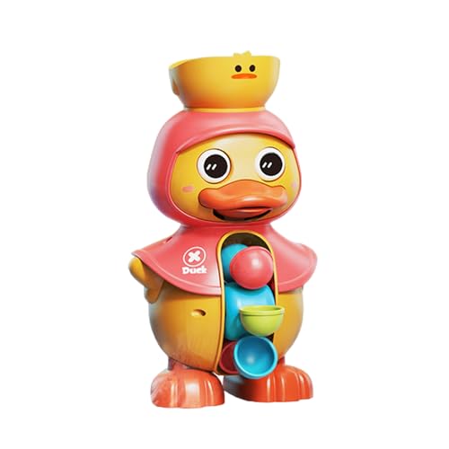 Badespielzeug Ente, Spielzeug für Kinder - Entenpuppe für Kinder mit drehbarem Wasserrad, interaktives Wasserspielzeug mit starken Saugnäpfen für Kinder Badespielzeug Ente, Spielzeug für Kinder - Entenpuppe für Kinder mit drehbarem Wasserrad, interaktives Wasserspielzeug mit starken Saugnäpfen für Kinder von Liqzirtu