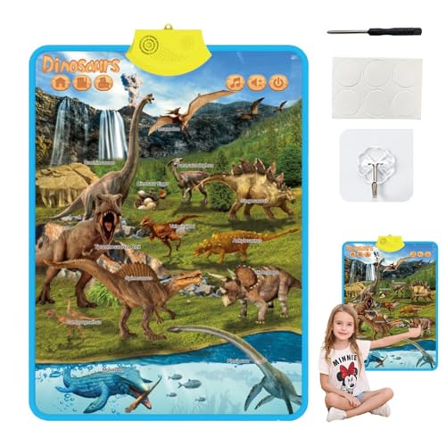 Elektronische Alphabet - Wandtafel, Alphabet-Lerntafel, Musikplakat Kinder Lernen Lernspielzeug | Kinder-Lernposter für Kleinkinder im Alter von 3 4 5+ von Liqzirtu