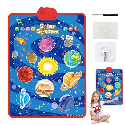 Elektronisches Alphabet – Wandtisch, Alphabet Learning Board, Poster für Musik, Lernspielzeug | Lernposter für Kleinkinder im Alter von 3 4 5 Jahren und von Liqzirtu