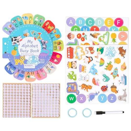 Flash-Karten für Kleinkinder, kognitive Flash-Karten für Kleinkinder | bunte Karten mit 26 kognitiven Buchstaben, doppelseitig bedruckte Flash-Karten, Lernkartenspiel, sensorisches Spielzeug, von Liqzirtu