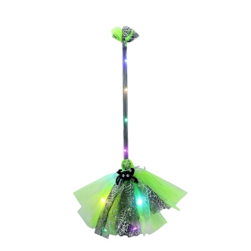 Halloween Witch Broom - Halloween Hexenbesen Wizard Besen, Halloween Witch Broom mit LED -Licht für Halloween Kostüm -Party -Kostümart Halloween Witch Broom - Halloween Hexenbesen Wizard Besen, Halloween Witch Broom mit LED -Licht für Halloween Kostüm -Party -Kostümart von Liqzirtu