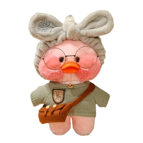 Liqzirtu Entengefüllte Tierspielzeug - Weiches Plüschgelb Duckspielzeug mit Modekostümgläser | Perfekt für Tisch in der Innenräume Home Decoration Weihnachtsfeier Geschenkidee Liqzirtu Entengefüllte Tierspielzeug - Weiches Plüschgelb Duckspielzeug mit Modekostümgläser | Perfekt für Tisch in der Innenräume Home Decoration Weihnachtsfeier Geschenkidee von Liqzirtu