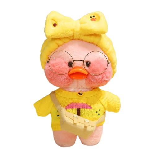 Liqzirtu Entengefüllte Tierspielzeug - Weiches Plüschgelb Duckspielzeug mit Modekostümgläser | Perfekt für Tisch in der Innenräume Home Decoration Weihnachtsfeier Geschenkidee Liqzirtu Entengefüllte Tierspielzeug - Weiches Plüschgelb Duckspielzeug mit Modekostümgläser | Perfekt für Tisch in der Innenräume Home Decoration Weihnachtsfeier Geschenkidee von Liqzirtu