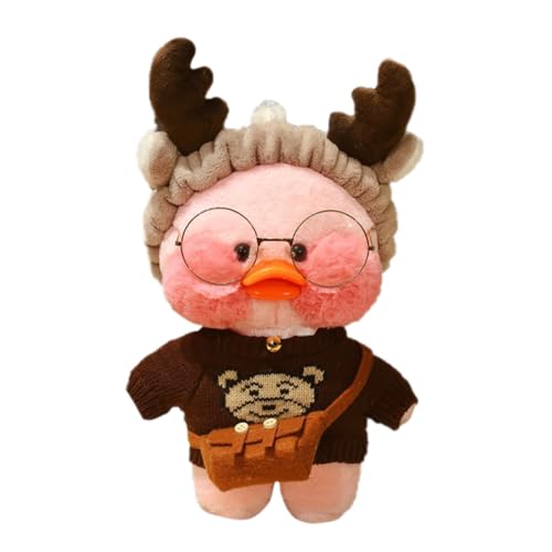 Liqzirtu Entengefüllte Tierspielzeug - Weiches Plüschgelb Duckspielzeug mit Modekostümgläser | Perfekt für Tisch in der Innenräume Home Decoration Weihnachtsfeier Geschenkidee Liqzirtu Entengefüllte Tierspielzeug - Weiches Plüschgelb Duckspielzeug mit Modekostümgläser | Perfekt für Tisch in der Innenräume Home Decoration Weihnachtsfeier Geschenkidee von Liqzirtu