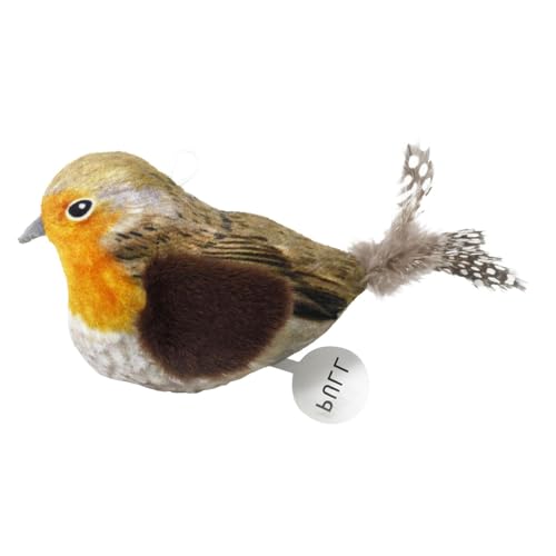 Liqzirtu Floppy Bird Toys - 13 * 4,5 * 6 cm diyy Katze, Catnip Soundspiele | Interaktiver quietschiger Vogel für Kätzchen Katzen Haustiertürme Bäume Kratzen Pfosten Aktivitätszentren Innenspaß von Liqzirtu