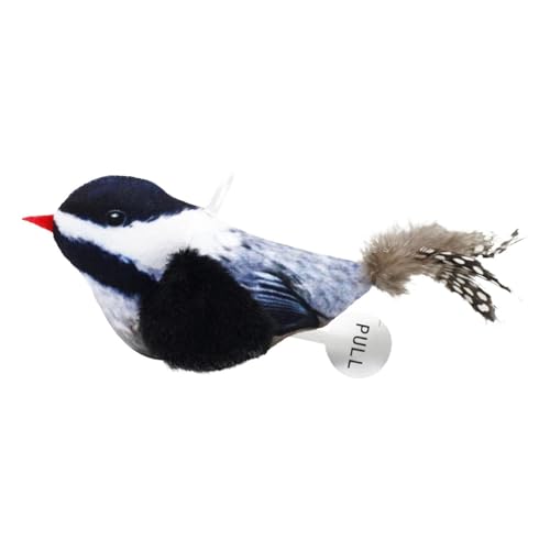 Liqzirtu Floppy Bird Toys - 13 * 4,5 * 6 cm diyy Katze, Catnip Soundspiele | Interaktiver quietschiger Vogel für Kätzchen Katzen Haustiertürme Bäume Kratzen Pfosten Aktivitätszentren Innenspaß von Liqzirtu