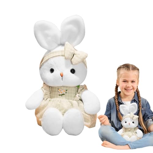 Liqzirtu Gefüllter Hase Plüschhase | 16 Zoll Stuffy Hase im Rock | Lebensechte Plüschtiere Plüschtiere Kuscheltier Kuscheltier mit Stirnbändern für Geburtstag, Weihnachten, Liqzirtu Gefüllter Hase Plüschhase | 16 Zoll Stuffy Hase im Rock | Lebensechte Plüschtiere Plüschtiere Kuscheltier Kuscheltier mit Stirnbändern für Geburtstag, Weihnachten, von Liqzirtu