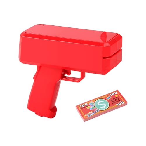 Liqzirtu Geld Pistole Shooter - Spielzeugpistole, Handheld-Geldkanonen-Geldscheinspray | Handheld-Geldkanone, Geldscheinspray lässt es regnen, Spielzeug-Shooter, echt aussehender Geld-Shooter für von Liqzirtu