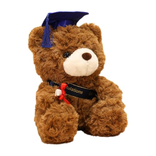 Liqzirtu Klasse von 2022 Abschlussgeschenk | Plüschgefüllte Tier Teddybär | Klasse von 2022 Abschlussbär mit, Herzlichen Glückwunsch für High School College Bär Abschluss gefüllt Plüsch Animal Class von Liqzirtu