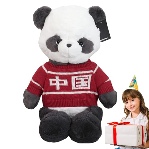 Liqzirtu Panda-Schlafkissenpuppe, chinesisches Panda-Wurfkissen | Weiches Stofftier, süßes Panda-Plüschtier - Umarmendes Dekokissen, Schlafzimmerdekoration für Schlafzimmer und Weihnachten Liqzirtu Panda-Schlafkissenpuppe, chinesisches Panda-Wurfkissen | Weiches Stofftier, süßes Panda-Plüschtier - Umarmendes Dekokissen, Schlafzimmerdekoration für Schlafzimmer und Weihnachten von Liqzirtu