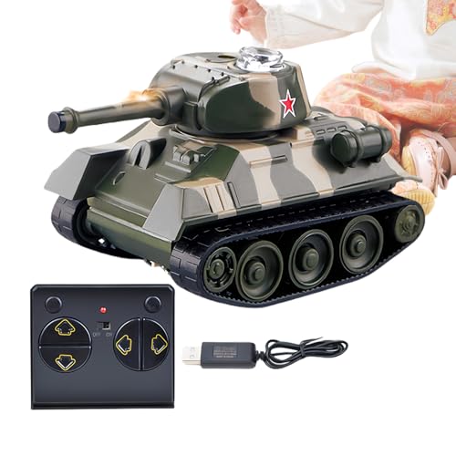 Liqzirtu RC Panzer - edukatives Kampf-Fahrzeug-Spielzeug, mini interaktiver Panzer | STEM Lernaktivitäten für jungens und Mädchen, Schlafzimmer, Spielzimmer, Wohnzimmer, Spaßspielzeug von Liqzirtu