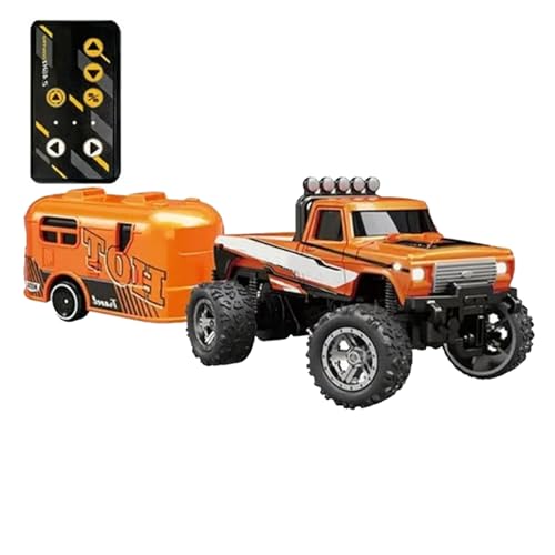 Liqzirtu Remote -kontrolliertes -Remote -kontrolliertes Auto 2,4 GHz, Truck RC mit 2 Batterien | Mehr als 80 Minuund Außenbereich, All-astrain, für im Alter von 4 bis 7, 8 bis 12 a von Liqzirtu