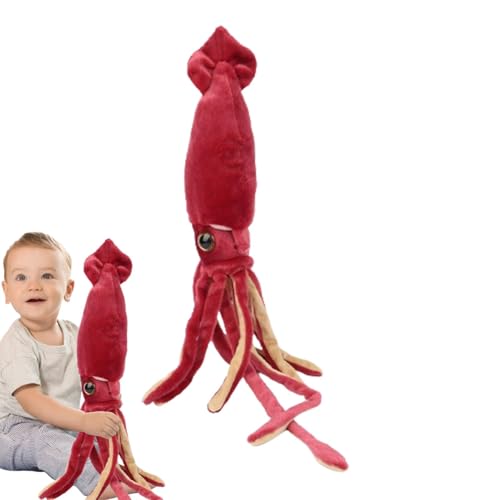Riesenkalmar-Plüschtier, Tintenfisch, Tintenfisch, 65 cm, Plüschtier, , Partyzubehör aus weichem Plüsch, zur Dekoration Riesenkalmar-Plüschtier, Tintenfisch, Tintenfisch, 65 cm, Plüschtier, , Partyzubehör aus weichem Plüsch, zur Dekoration von Liqzirtu