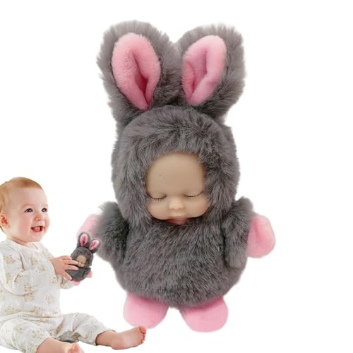Schlafender Kumpel für Kleinkinder | Niedliche Muscheln Spielzeug für Kleinkinder 3,94 Zoll | Sleeping Buddy, Beruhigendes Plüschtier, Rucksack-Charm für Erwachsene von Liqzirtu