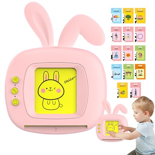 Sprach-Flash-Karten, Sprechende Flash-Karten - Wörterlesemaschine,Interaktive Taschen-Sprachkarten, Sprachspielzeug für Vorschulkinder, mit 224 Inhalten für Feiertagsgeburtstage Sprach-Flash-Karten, Sprechende Flash-Karten - Wörterlesemaschine,Interaktive Taschen-Sprachkarten, Sprachspielzeug für Vorschulkinder, mit 224 Inhalten für Feiertagsgeburtstage von Liqzirtu