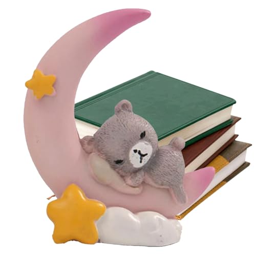 Mondbärenkuchentopper, Bär und Mondkuchendekorationen - Desktop -Statue -Ornament,Desktop Mondbärenstatue -Orament für Babyparty, Harz -Figur -Kuchendekoration Mondbärenkuchentopper, Bär und Mondkuchendekorationen - Desktop -Statue -Ornament,Desktop Mondbärenstatue -Orament für Babyparty, Harz -Figur -Kuchendekoration von Liqzirtu