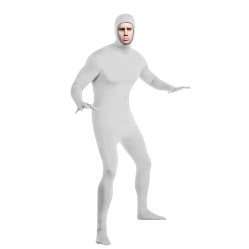Overall mit offenem Gesicht – Halloween-Kostüm, Cosplay-Outfit für Erwachsene | einteiliges Kleidungsstück, komplettes Unisex-Kleidungsstück, Event-Kostüm, Themen-Set von Liqzirtu