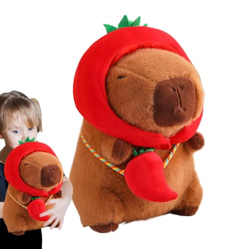Pincetto Capybara Plush - Capybara Plush Plash Spielzeug, Capybara Puppe pflanzliches Thema Cinetto Plüschtier Capybara | Kommt mit abnehmbarem pflanzlichen Rucksack weiches Kissen Pincetto Capybara Plush - Capybara Plush Plash Spielzeug, Capybara Puppe pflanzliches Thema Cinetto Plüschtier Capybara | Kommt mit abnehmbarem pflanzlichen Rucksack weiches Kissen von Liqzirtu