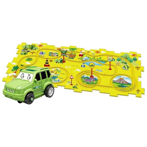 Puzzle-Schienenauto-Set für – lebendige Farben, pädagogisches Vorschulspielzeug, Rennschienenspielzeug für Festivals, Geburtstage und Geburtstage Puzzle-Schienenauto-Set für – lebendige Farben, pädagogisches Vorschulspielzeug, Rennschienenspielzeug für Festivals, Geburtstage und Geburtstage von Liqzirtu