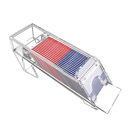Schuh des Kartengebers - Transparenter Schuh für Blackjack Management, Acryl Kartenspender | Spielkartenhalter 8 Decks, Professioneller Kartenspender p Schuh des Kartengebers - Transparenter Schuh für Blackjack Management, Acryl Kartenspender | Spielkartenhalter 8 Decks, Professioneller Kartenspender p von Liqzirtu