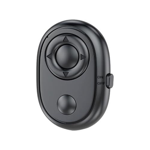 Selfie- -Taste – kabellose Shutter-Fernbedienung, kabellose Selfie- -Taste | Tragbarer Seitendreher, multifunktionales Zubehör für elektronische Geräte, Telefon, Kamera Selfie- -Taste – kabellose Shutter-Fernbedienung, kabellose Selfie- -Taste | Tragbarer Seitendreher, multifunktionales Zubehör für elektronische Geräte, Telefon, Kamera von Liqzirtu