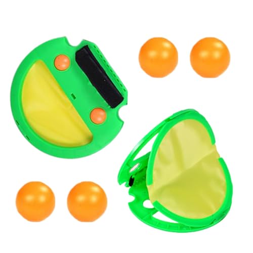 Set zum Werfen und Fangen des Balls, Werfen und Fangen des Balls, Ballwerfspielzeug mit 4 Bällen – Eltern-Kind-Spiel für Spiele im Freien, Pool-Spielzeug Set zum Werfen und Fangen des Balls, Werfen und Fangen des Balls, Ballwerfspielzeug mit 4 Bällen – Eltern-Kind-Spiel für Spiele im Freien, Pool-Spielzeug von Liqzirtu