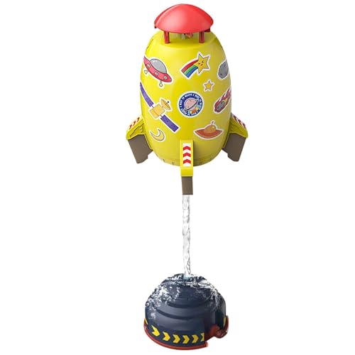 Spielzeug, fliegender Sprinkler für Spielzeug: Sprinkler mit 360-Grad-Raketenwerfen, Outdoor-Wassersprinkler für kleine Kinder, lustige Skizzen Spielzeug, fliegender Sprinkler für Spielzeug: Sprinkler mit 360-Grad-Raketenwerfen, Outdoor-Wassersprinkler für kleine Kinder, lustige Skizzen von Liqzirtu