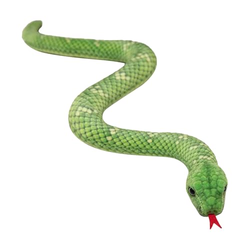 Tier voller Schlangen, Stoffschlange – Tierparodie – 99 cm lange Schlange voller realistischer, Plüschschlange, Parodialtiere | 109 cm große Spiellinsen von Liqzirtu