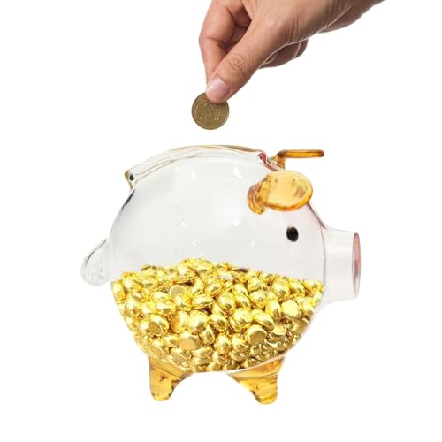 Transparentes Schwein, Crystal Hucha - Money Bank, Novelty Insreable, Adorable, Kreativ, Small Birthday Bank, Festival und Geburtstag Transparentes Schwein, Crystal Hucha - Money Bank, Novelty Insreable, Adorable, Kreativ, Small Birthday Bank, Festival und Geburtstag von Liqzirtu