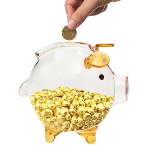 Transparentes Schwein, Schwein mit Schweinefleisch, Bank Münze - unzerbrechliche Neuheit, liebenswert, kreativ, Geburtstag Transparentes Schwein, Schwein mit Schweinefleisch, Bank Münze - unzerbrechliche Neuheit, liebenswert, kreativ, Geburtstag von Liqzirtu