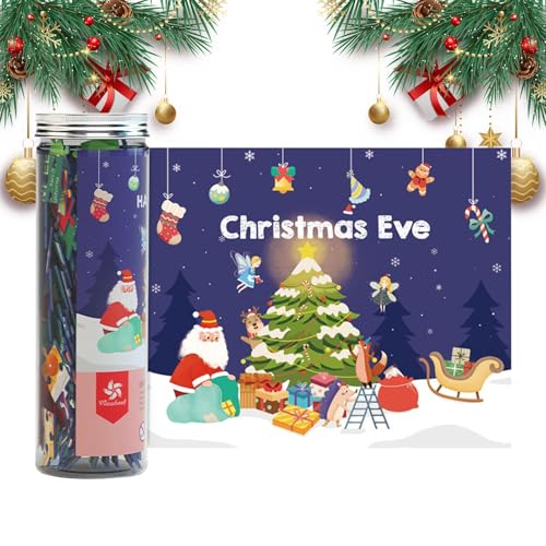 Weihnachtspuzzles – Weihnachtspuzzle, Lernspielzeug in der Bildung | Weihnachtsgeschenke, Entwicklung von intellektuellem Spielzeug von Liqzirtu