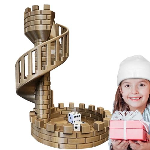 Würfelturm | Römische Burg, eleganter Würfelturm im antiken Stil, dekoratives Festungsdesign, Spielzubehör für Brettspiele, Rollenspiele, Tabletop-Abenteuer, mittelalterliche Dekoration, Desktop- von Liqzirtu