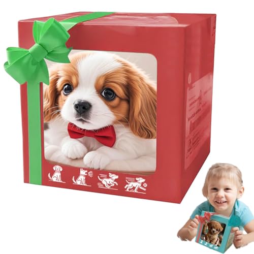 Lircofi Real Puppy Lebensechter Roboter Welpe, Real Puppy Hund, Robot Puppy Dog Realistic, Walking, Barking, Tail Wagging (A) von Lircofi